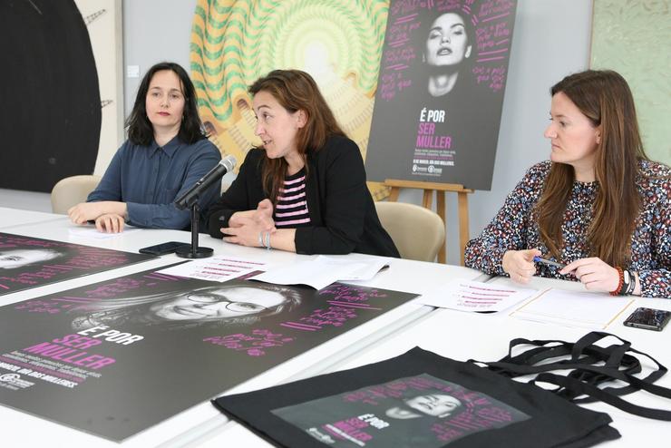 A deputada da área de Igualdade, María Muíño, na presentación das actividades con motivo do 8 de marzo. DEPUTACIÓN DA CORUÑA 