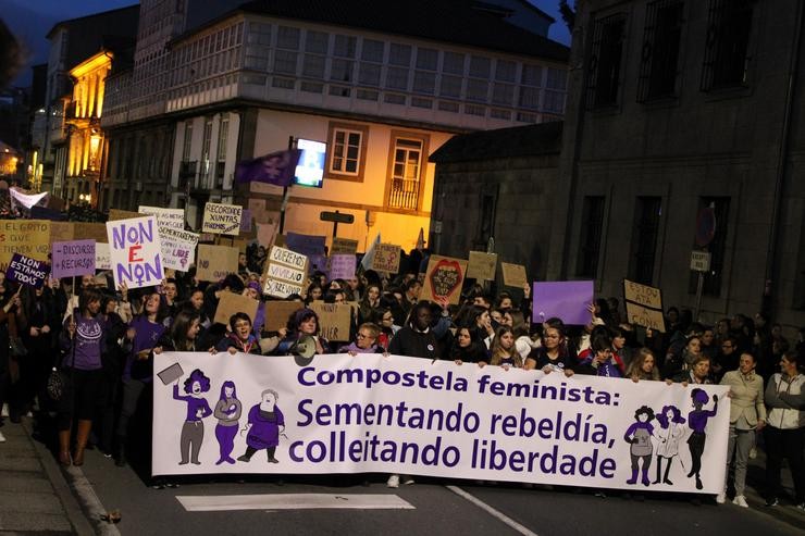 Manifestación do 8M en Santiago