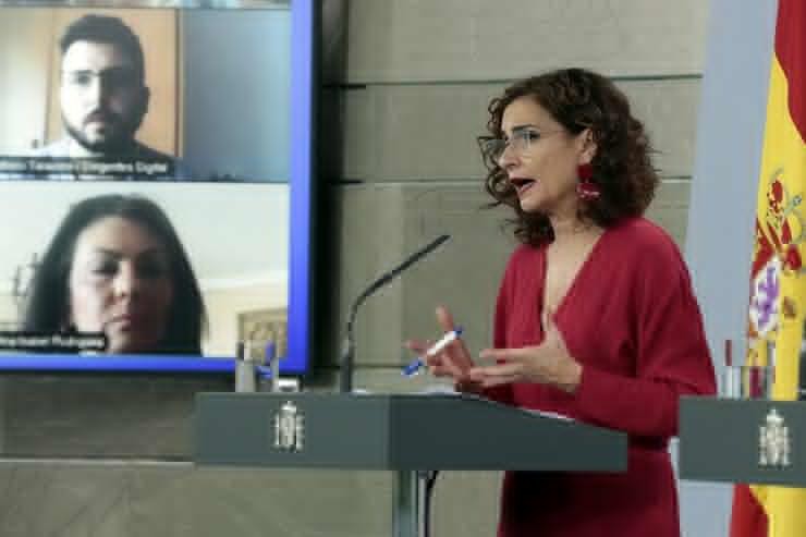A portavoz do Goberno, María Jesús Montero. Moncloa