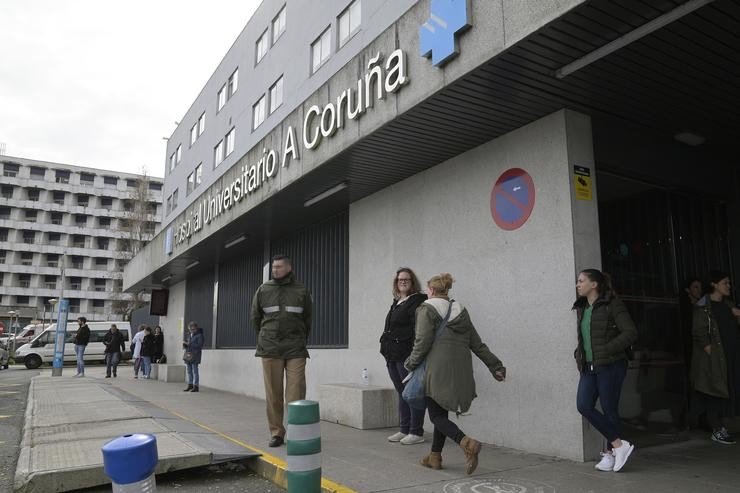 Entrada do Complexo Hospitalario Universitario A Coruña / Europa Press