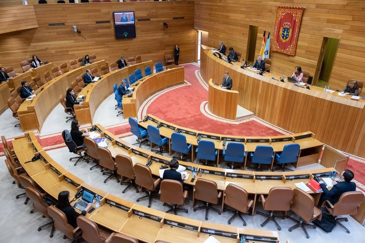 Reunión da Deputación Permanente do Parlamento de Galicia, que acolle a comparecencia de Feijóo. XUNTA