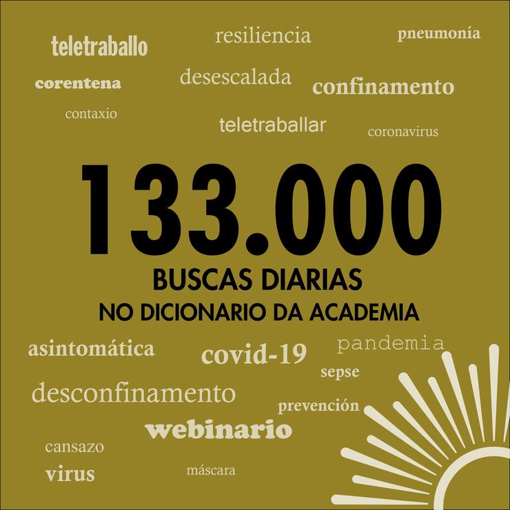 O dicionario da RAG incorpora 'desconfinamento' e 'covid-19', entre outras palabras da pandemia.. REAL ACADEMIA GALEGA