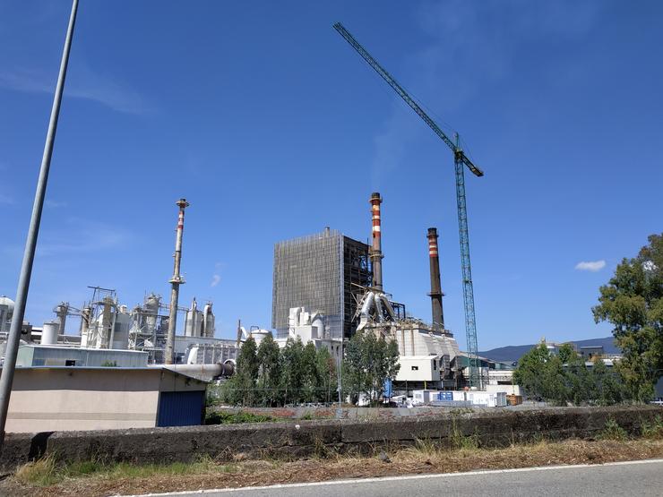 Imaxe da fábrica de Ence Celulosa en Pontevedra.. EUROPA PRESS - Arquivo / Europa Press