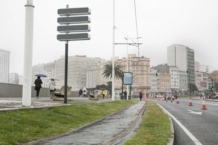 A Coruña disporá dun carril específico para corredores. CONCELLO DA CORUÑA 
