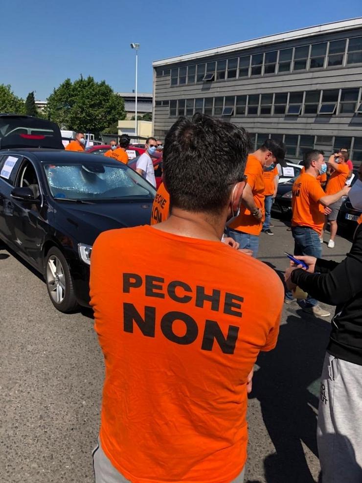 Protesta de traballadores de Alu Ibérica na Coruña. COMITÉ DE EMPRESA DE ALU IBÉRICA NA CORUÑAPRO 