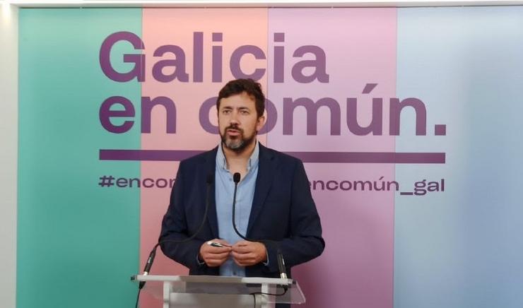 O portavoz de Galicia en Común, Antón Gómez-Reino. GEC 