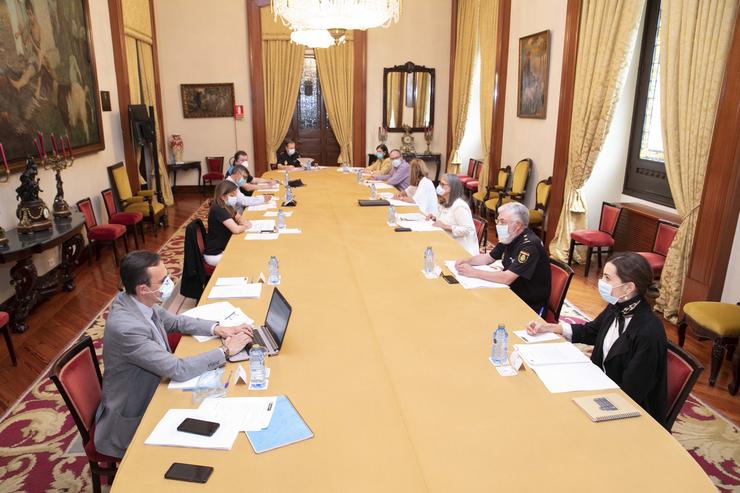 O Concello da Coruña e a Subdelegación do Goberno celebran a Xunta Local de Seguridade. ANDY PEREZ 