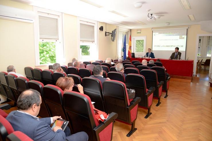 Representantes de empresas do metal durante a reunión da xunta directiva. ASIME