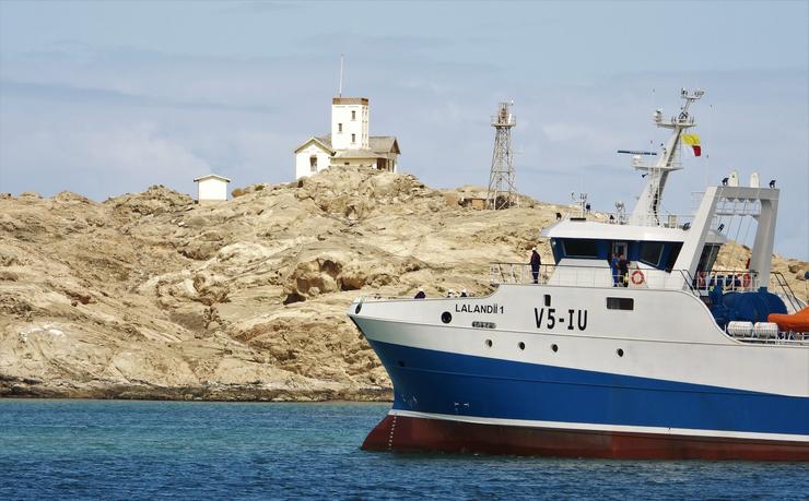 O buque Lalandi de Nueva Pescanova chega a Namibia.. NUEVA PESCANOVA