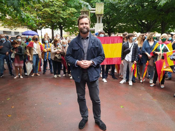 Iván Espinosa de los Monteros (Vox), en Ferrol 