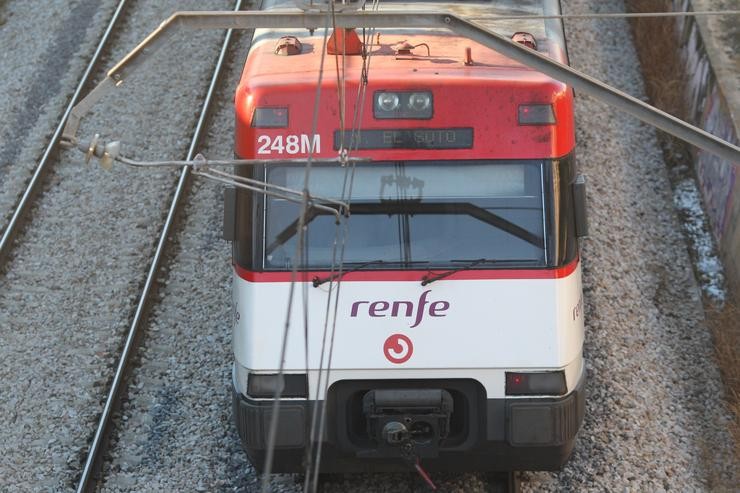 Tren, trens de proximidade de Renfe en Madrid. EUROPA PRESS - Arquivo