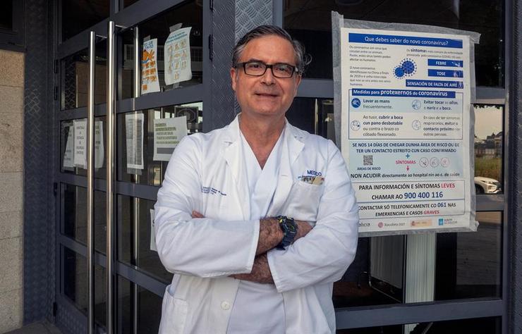 O doutor Lorenzo Armenteros, portavoz da SEMG e médico de familia nun centro de saúde de Lugo | EFE - Eliseo Trigo
