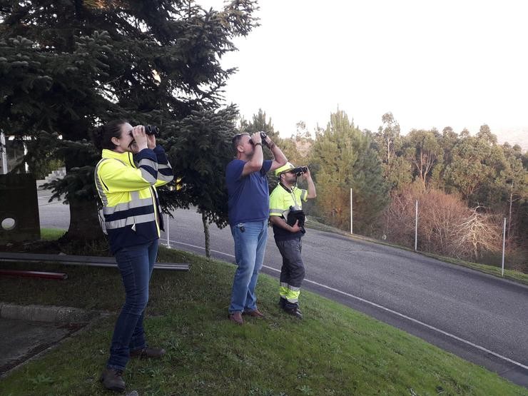 Programa BiObserva Voluntariado de Viaqua de observación de aves/ Viaqua