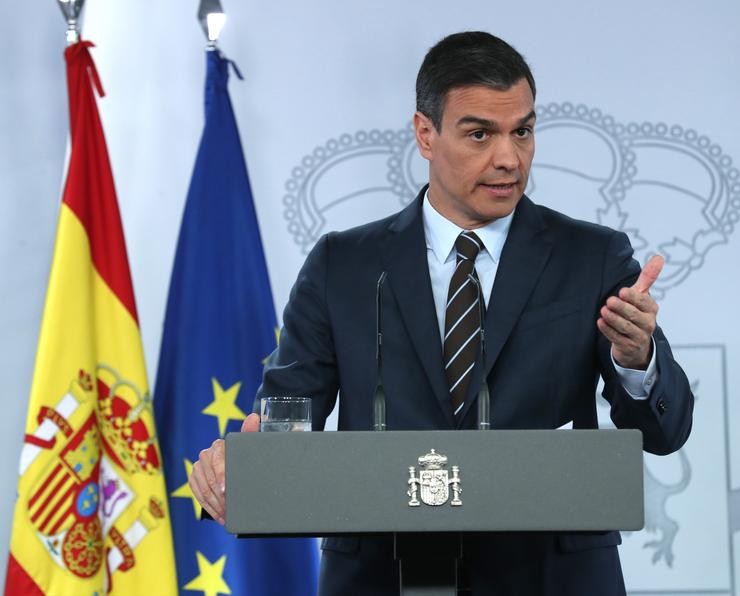 O presidente do Goberno, Pedro Sánchez.. Jaime Villanueva