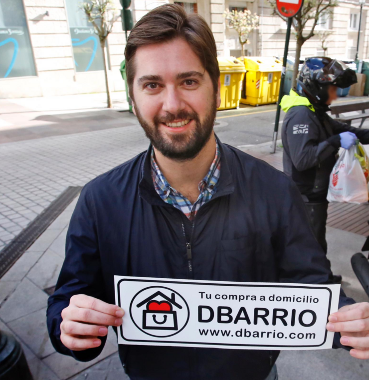 Pablo Sánchez, impulsor da plataforma dbarrio.com 
