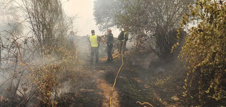 Incendio de Cualedro. GARDA CIVIL