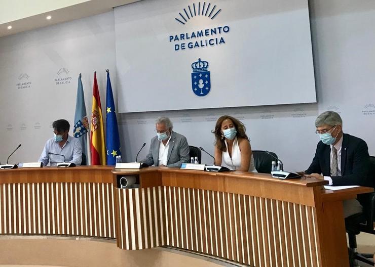 Mesa da Deputación Permanente, que este venres día 31 de xullo celebra unha sesión para pedir a comparecencia de Feijóo e Carmen Pomar / Europa Press
