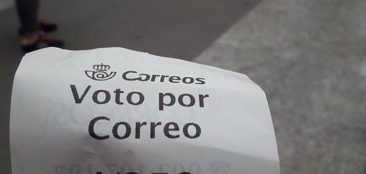 Voto por correo 