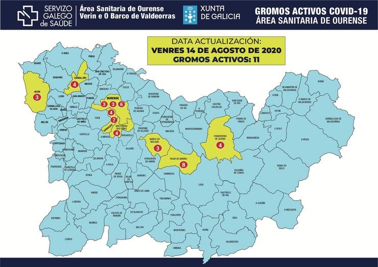 Brotes na área Sanitaria de Ourense.. ÁREA SANITARIA DE OURENSE / Europa Press