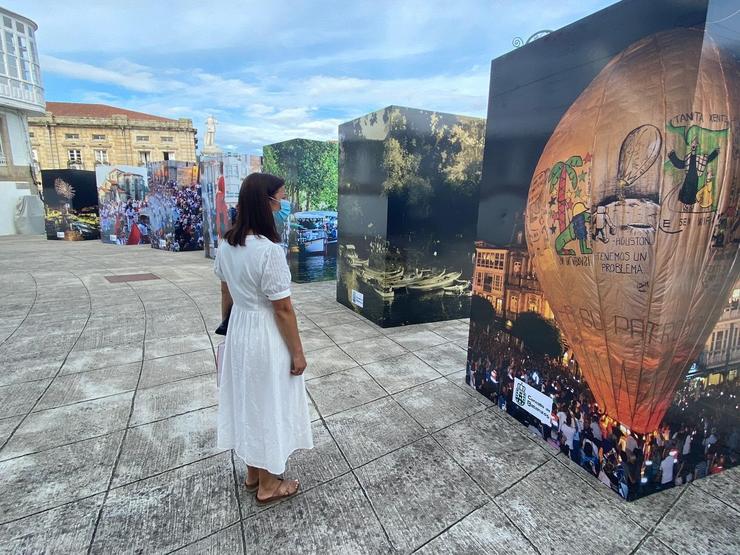 Exposición sobre o lanzamento do Globo de Betanzos e as festas patronais. CONCELLO DE BETANZOS 