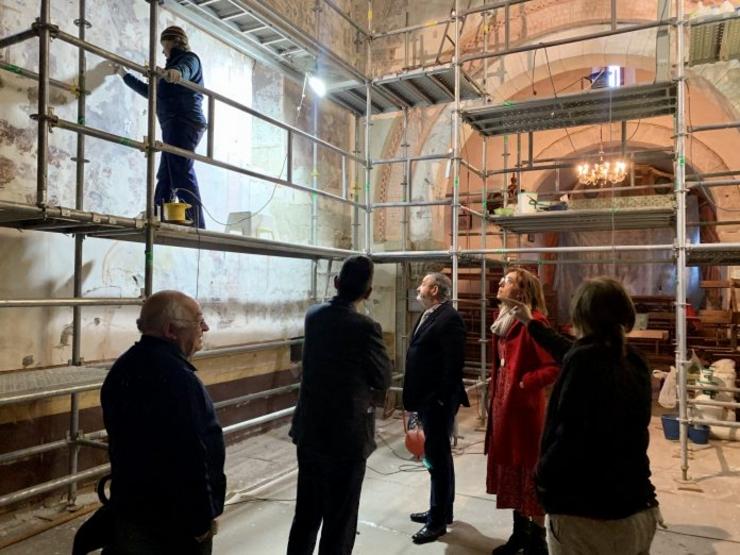 Visita igrexa de Pinol / Delegación Territorial