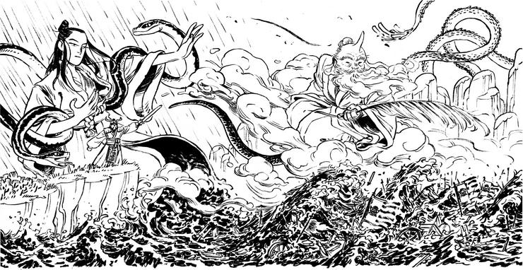 Obra de Xulia Vicente, participante no Salón do Cómic da Coruña. VIÑETAS DESDE Ou ATLÁNTICO 