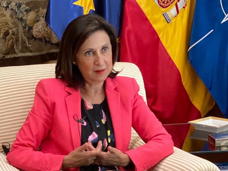 A ministra de Defensa, Margarita Carballos, en entrevista con Europa Press / Europa Press
