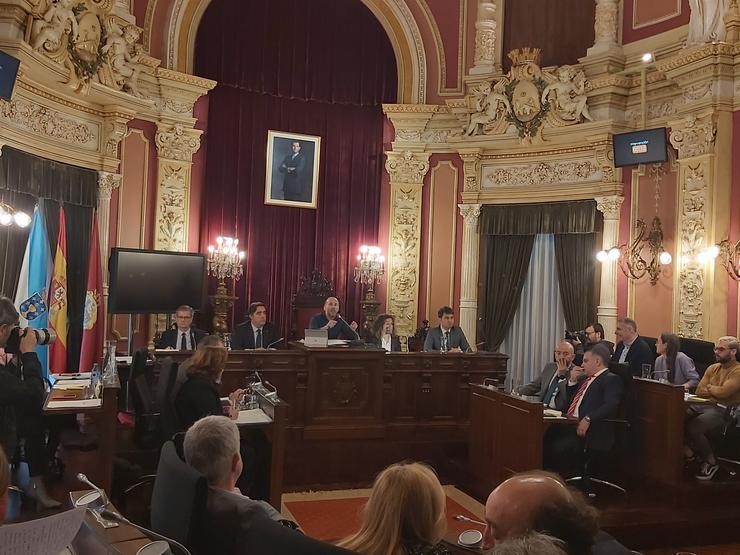 Pleno municipal de Ourense co alcalde, Gonzalo Pérez Jácome, nunha imaxe de arquivo. EUROPA PRESS - Arquivo