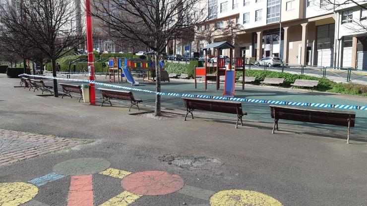 Parques infantís pechados na Coruña antes da nova normalidade. CONCELLO DA CORUÑA - Arquivo 