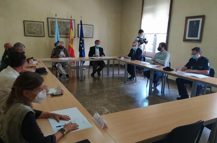Reunión de coordinación entre o Goberno Central e a Xunta para controlar a entrada de uva allea ás denominacións de orixe da provinica de Ourense. SUBDELEGACIÓN / Europa Press