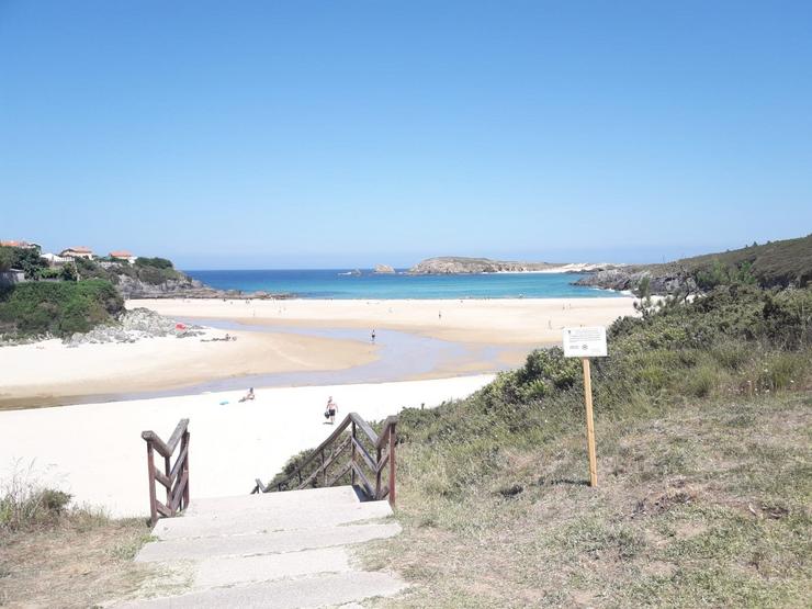 Praia de Meirás, Valdoviño (A Coruña). EUROPA PRESS - Arquivo 