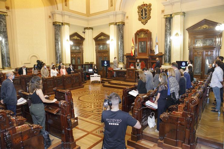 Pleno municipal da Coruña. ANDY PEREZ / Europa Press