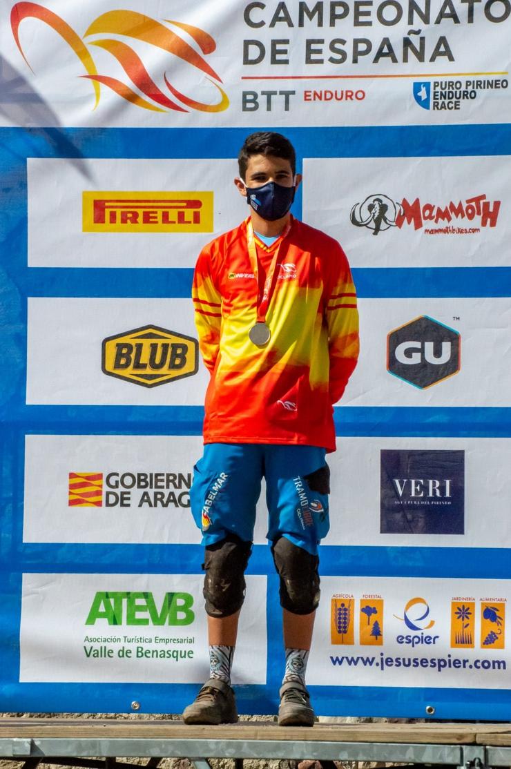 O tudense David Fernández, campión de Enduro a nivel estatal, no podio/remitida