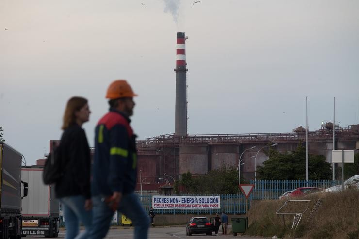 Imaxe da fábrica de Alcoa en San Cibrao. Carlos Castro - Europa Press - Arquivo / Europa Press