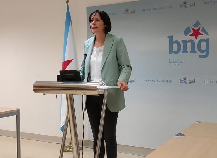Ana Pontón, líder do BNG.. EUROPA PRESS - Arquivo 