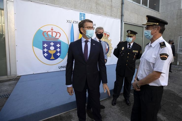 Feijóo na toma de posesión do novo comisario da Policía Autonómica / Xunta.
