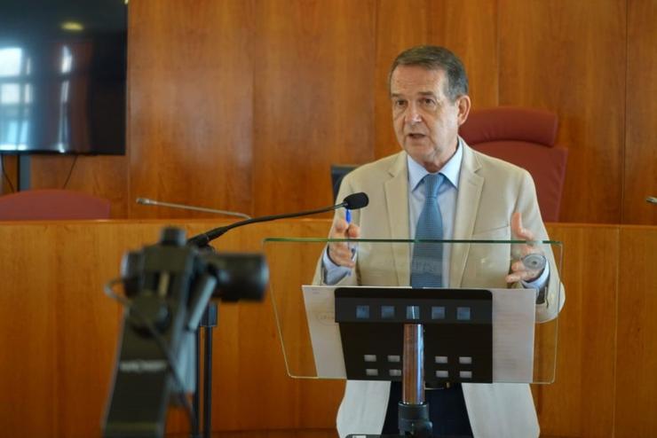 O presidente da Federación Española de Municipios e Provincias (FEMP), Abel Caballero.. CONCELLO DE VIGO