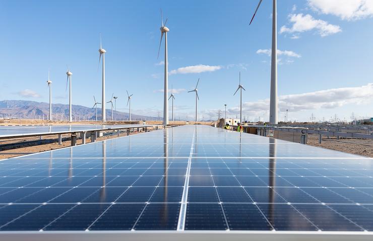 Parque de hibridación situado en Gran Canaria. ECOENER / Europa Press