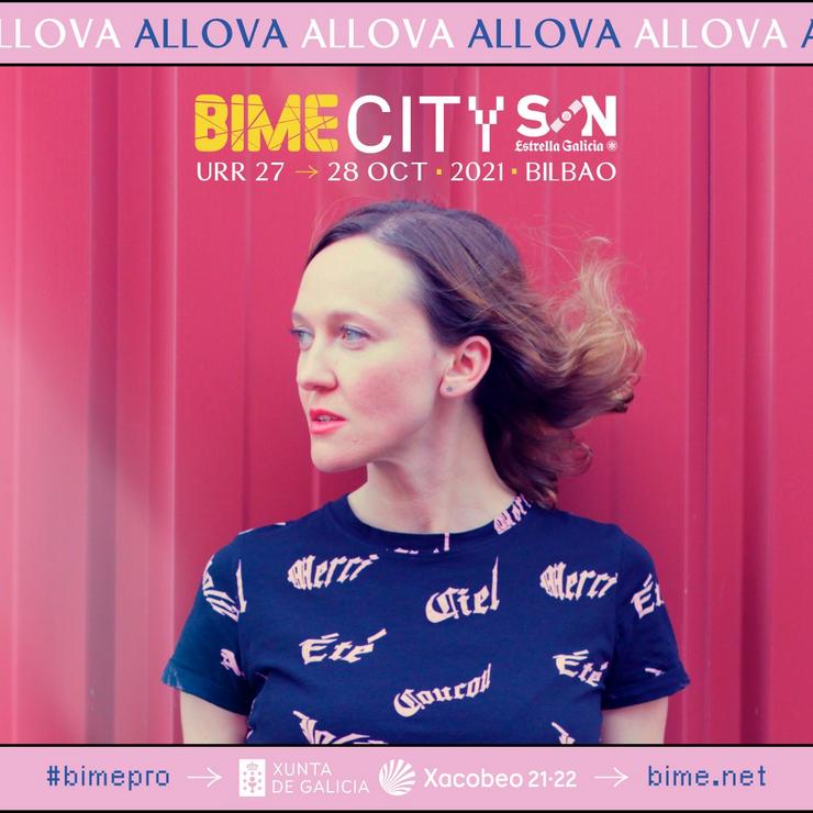 Allova no cartel de BIME City de Bilbao. XUNTA / Europa Press