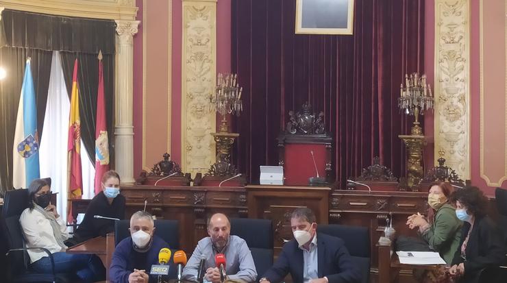Rolda de prensa do alcalde de Ourense. OURENSE 