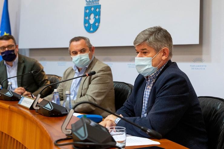 O director xeral de Ordenación Forestal, José Luís Chan, en comisión. XOÁN CRESPO 