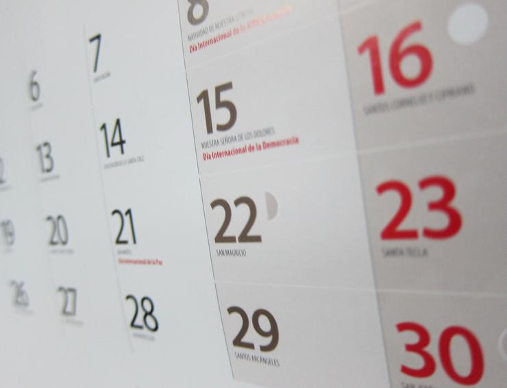 Calendario / EUROPA PRESS - Arquivo