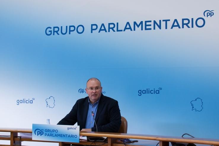 O secretario xeral do PPdeG, Miguel Tellado. PPDEG / Europa Press