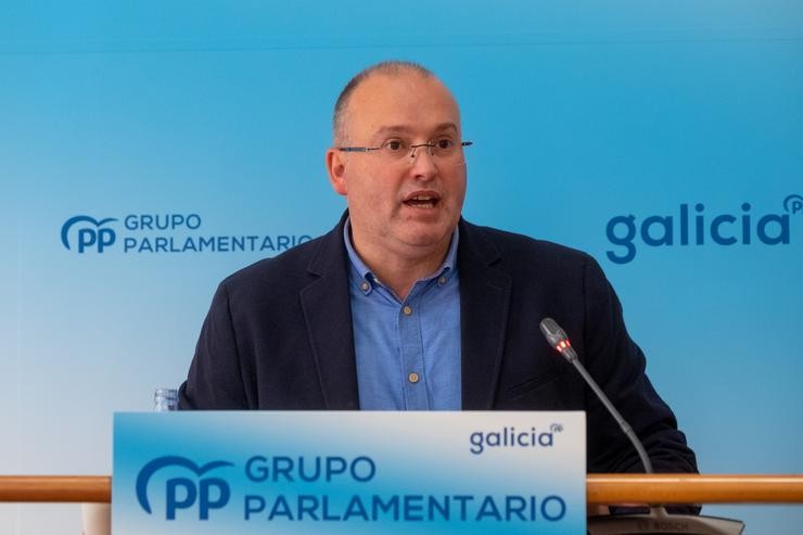 O secretario xeral do PPdeG, Miguel Tellado. PPDEG / Europa Press