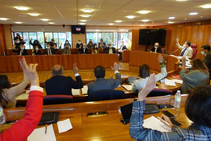 Celebración da sesión ordinaria do Pleno do Concello de Vigo  /  DE VIGO