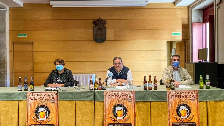 Presentación da "I Festa da Cervexa de Verín". Foto: Prensa do concello