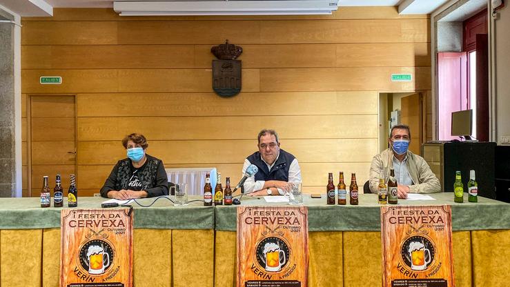 Presentación da 'I Festa da Cervexa de Verín'. Foto: Prensa do concello