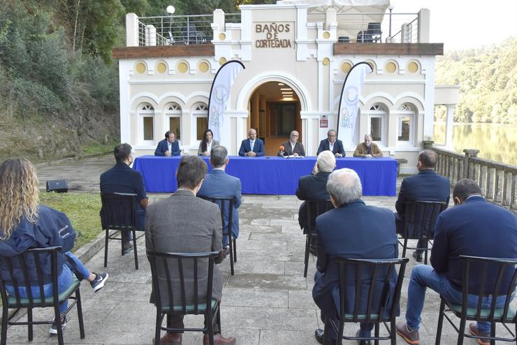 Firma do convenio de termalismo. DEPUTACIÓN DE OURENSE 