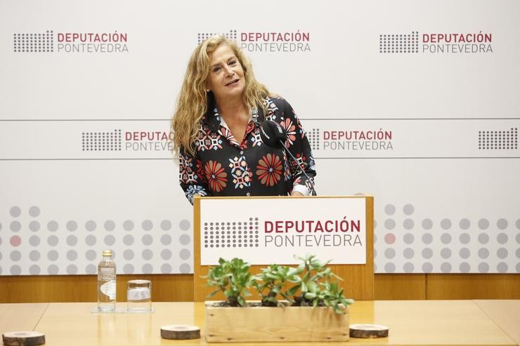 A presidenta da Deputación de Pontevedra, Carmela Silva.. DEPUTACIÓN DE PONTEVEDRA