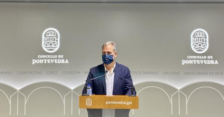 O portavoz do grupo municipal do Partido Popular, Rafa Domínguez.. PP DE PONTEVEDRA 
